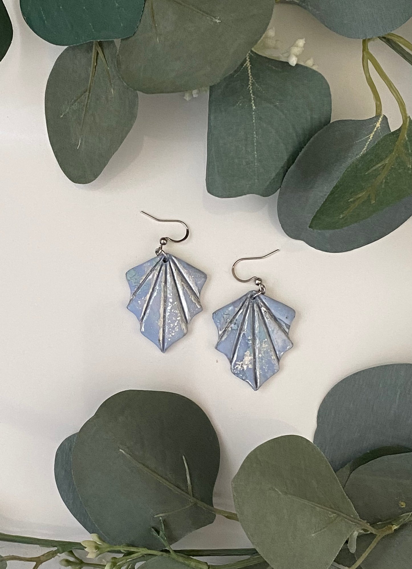 Silver lining cloud earrings