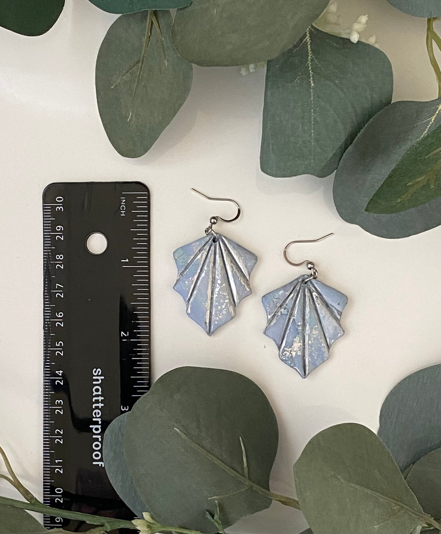 Silver lining cloud earrings