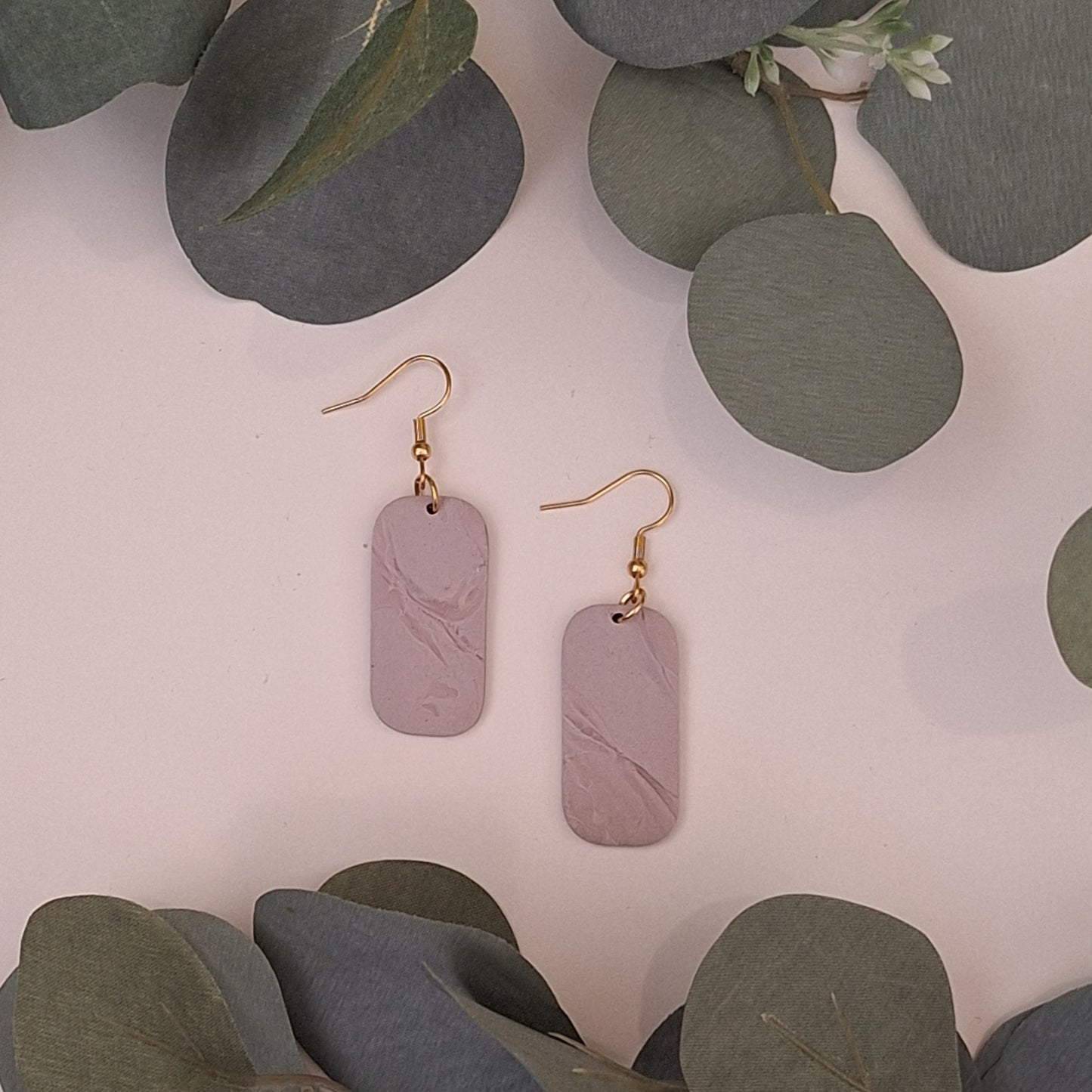 Lavender stone rectangles